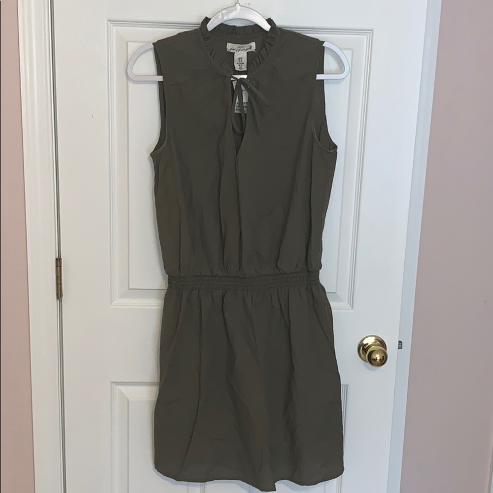 NTW H&M olive green sundress